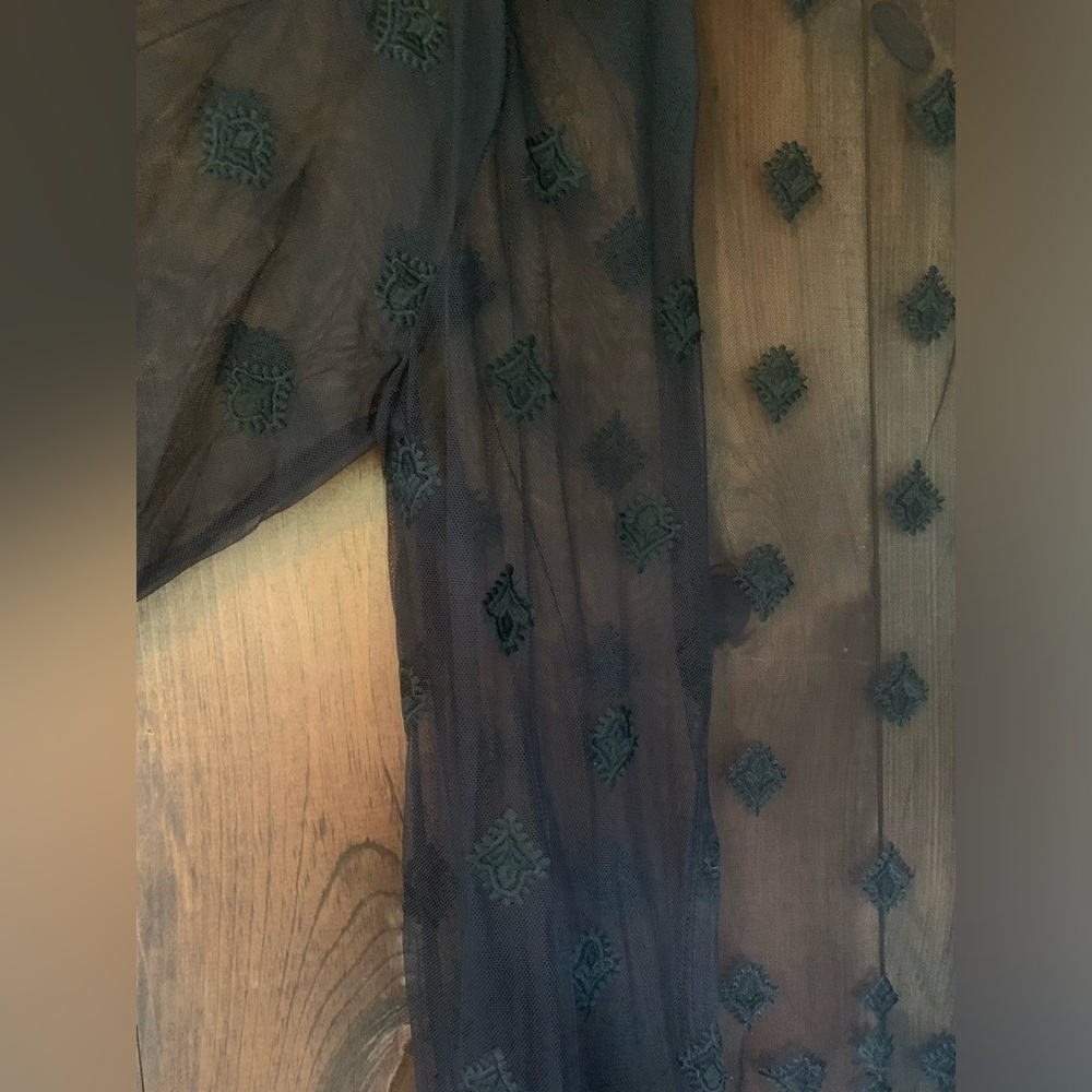 Black lace cardigan/cover up - Picture 2 of 5
